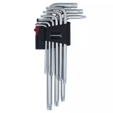 Haisser 48115 Набор Г-образных ключей удлиненных TORX 9 шт